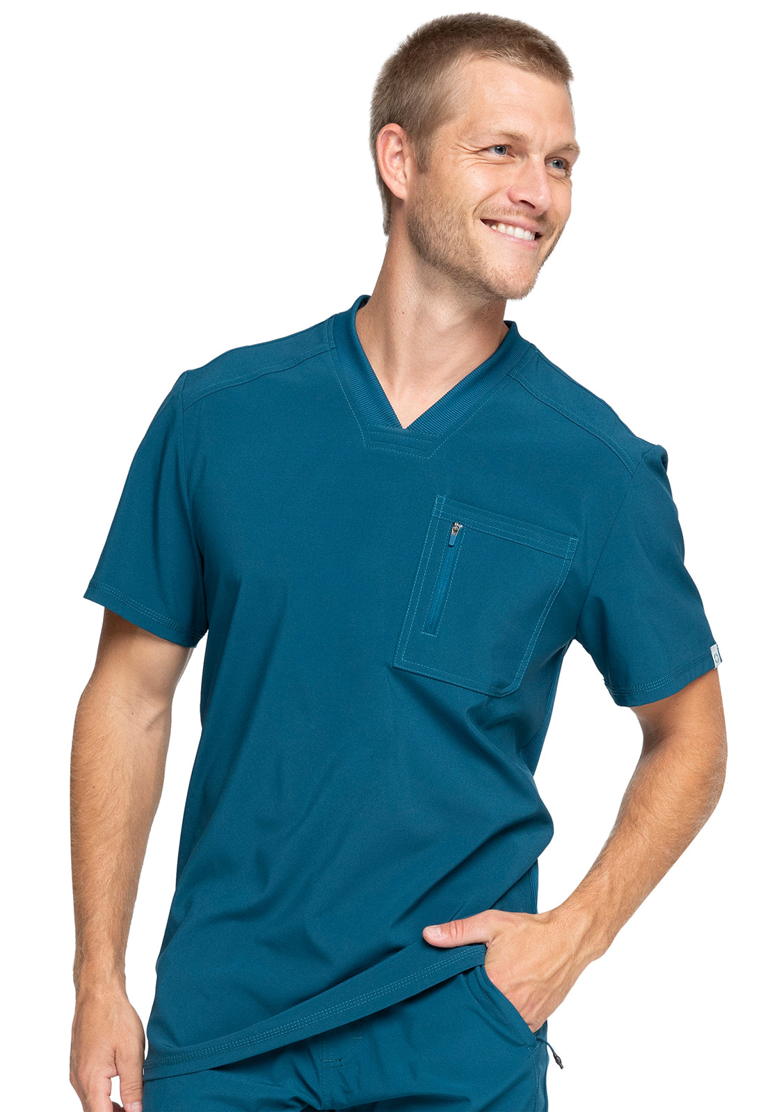 Cherokee Infinity Men's Tuck-able V-Neck Top #CK910A