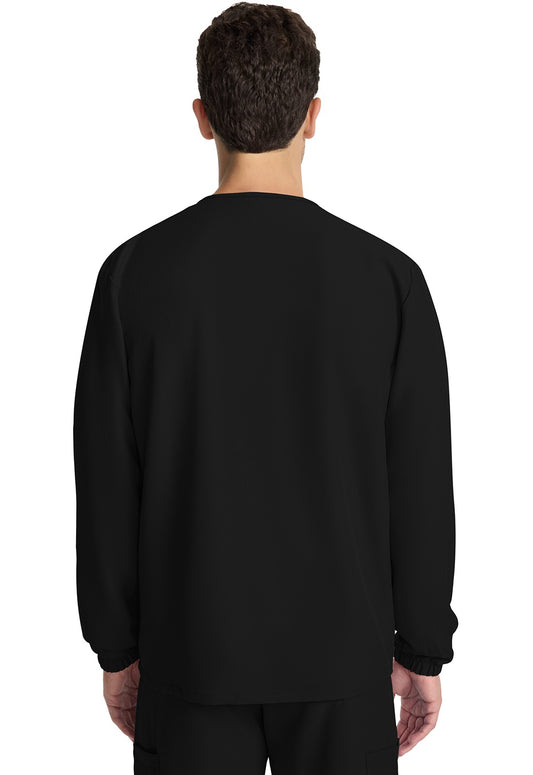 Cherokee Workwear Originals Ultra Unisex 2-Pocket Snap Front Warm Up Scrub Jacket #CK393A