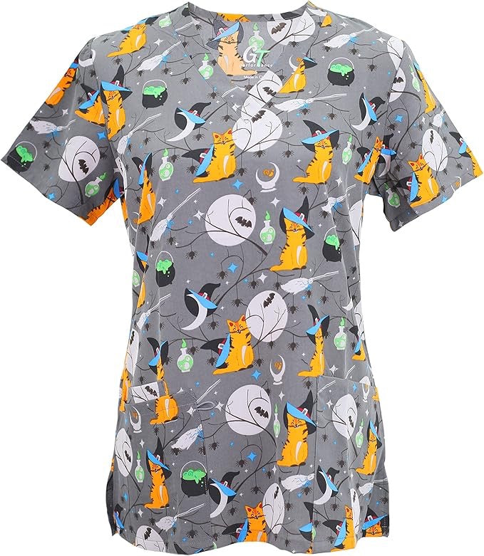 GT Performance Halloween V-neck Top | GT HALLOW