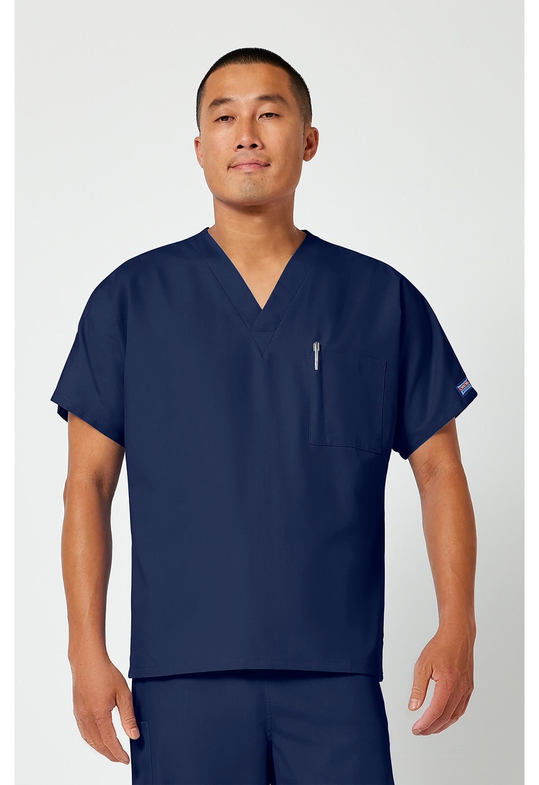 Cherokee WorkWear Unisex V-Neck Tunic Scrub Top #4777