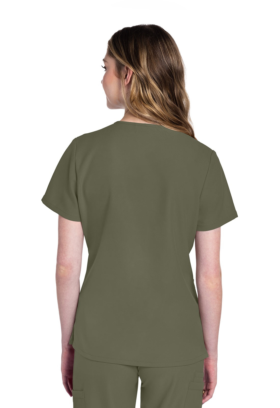 Cherokee Workwear Originals Ultra Women's 2-Pocket V Neck Scrub Top #CK953