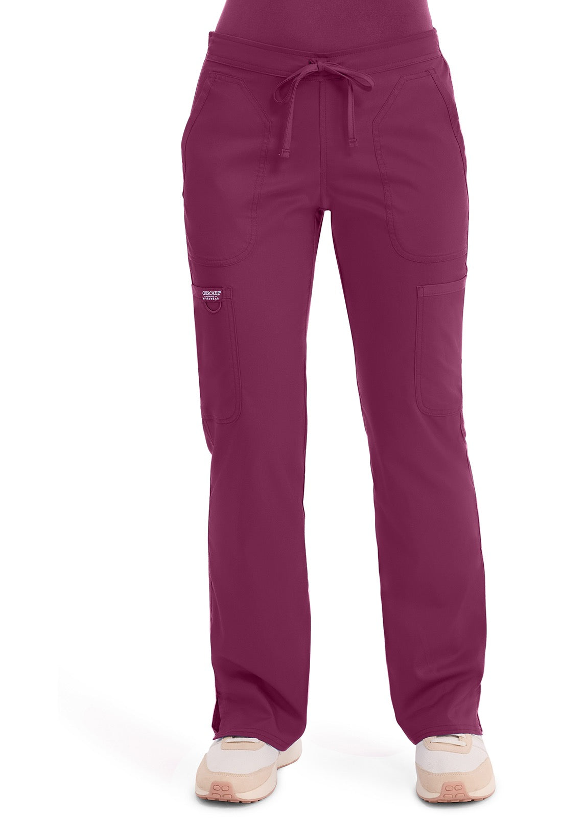 Cherokee WW Revolution Mid Rise Moderate Flare Drawstring Pant #WW120T