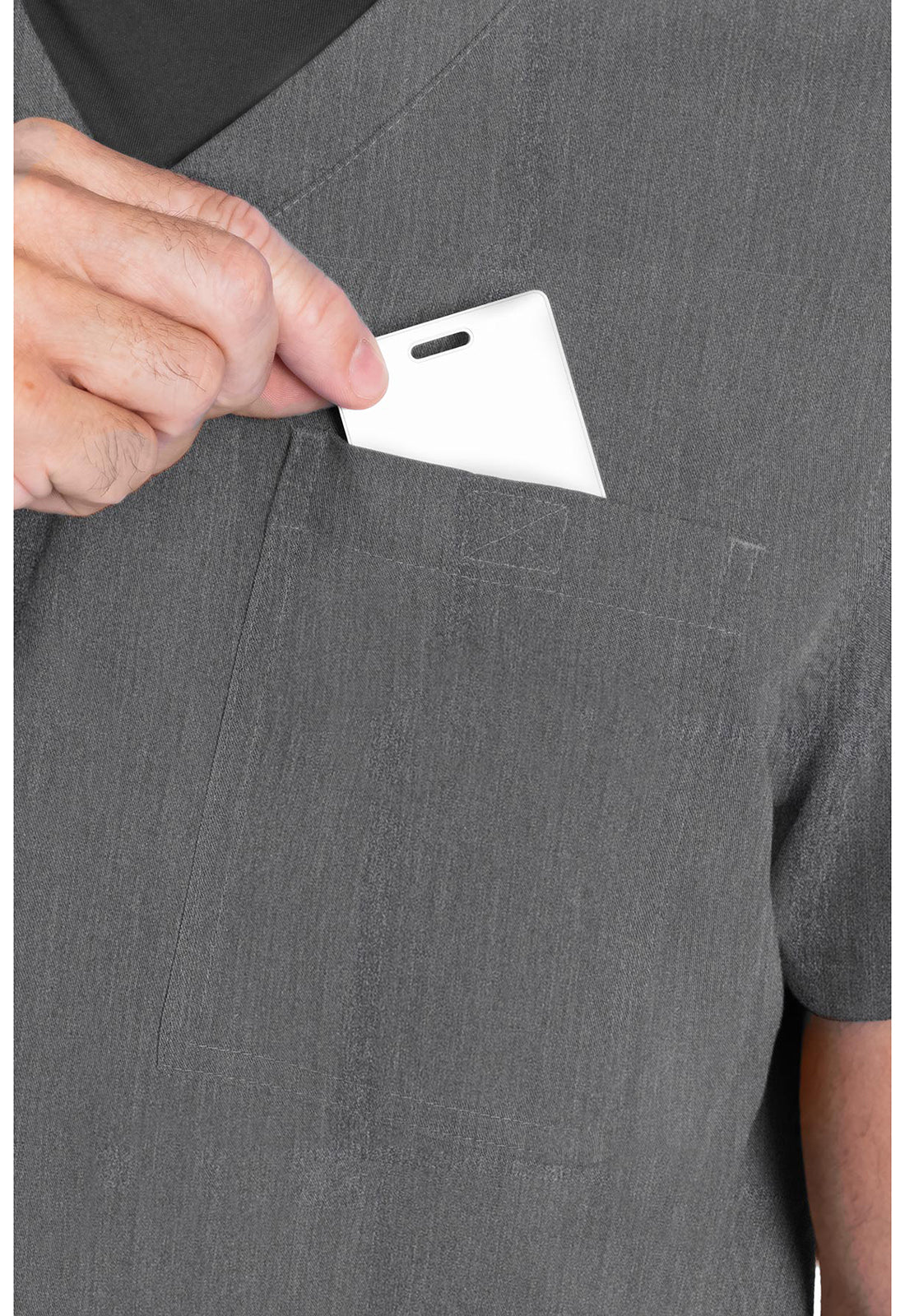 Rothwear Men's Cadence One Pocket Scrub Top #7478