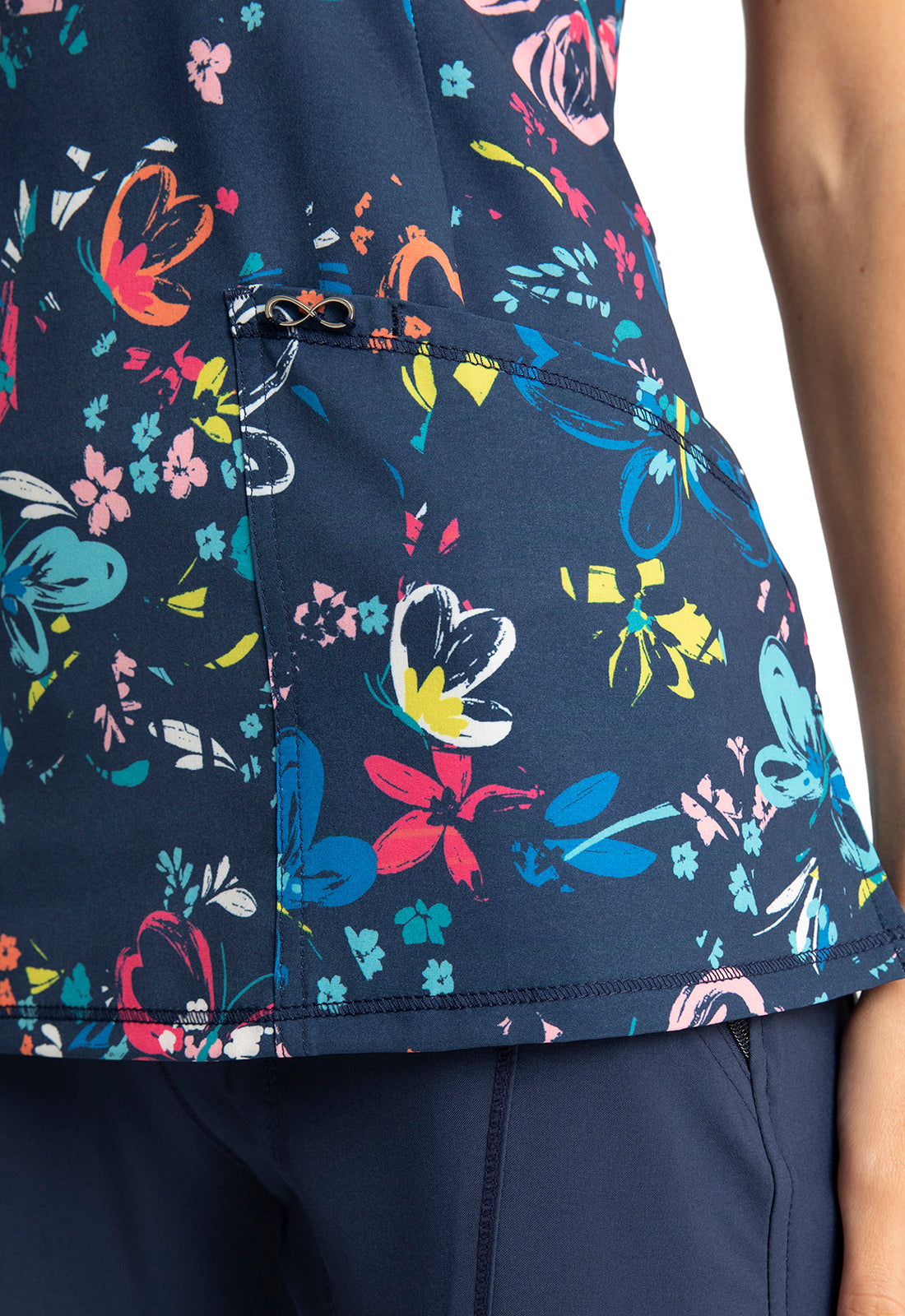 Infinity Round Neck Top in Feeling Floral #CK609