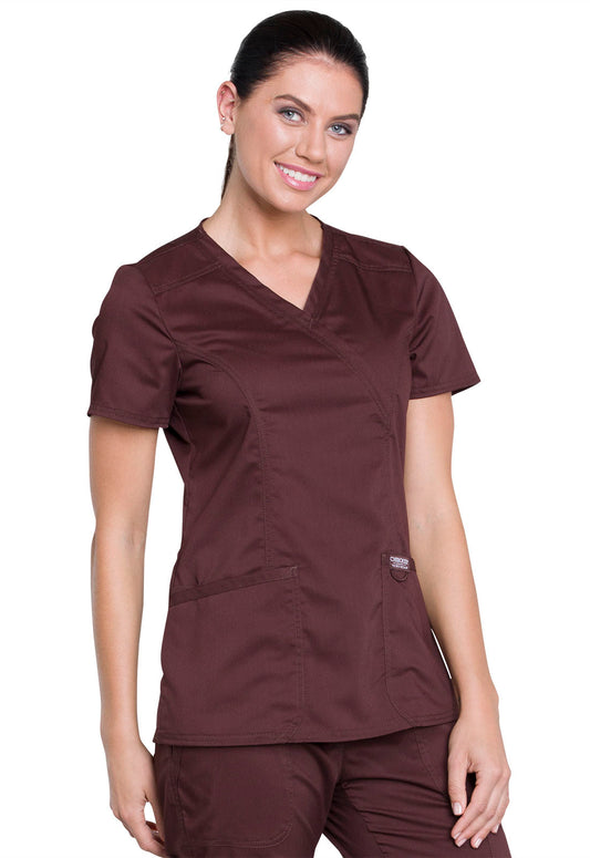 Cherokee Revolution Women's Mock Wrap Top *WW610