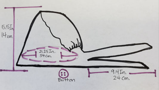 Meow Friends Scrub Hat with Buttons in One Size