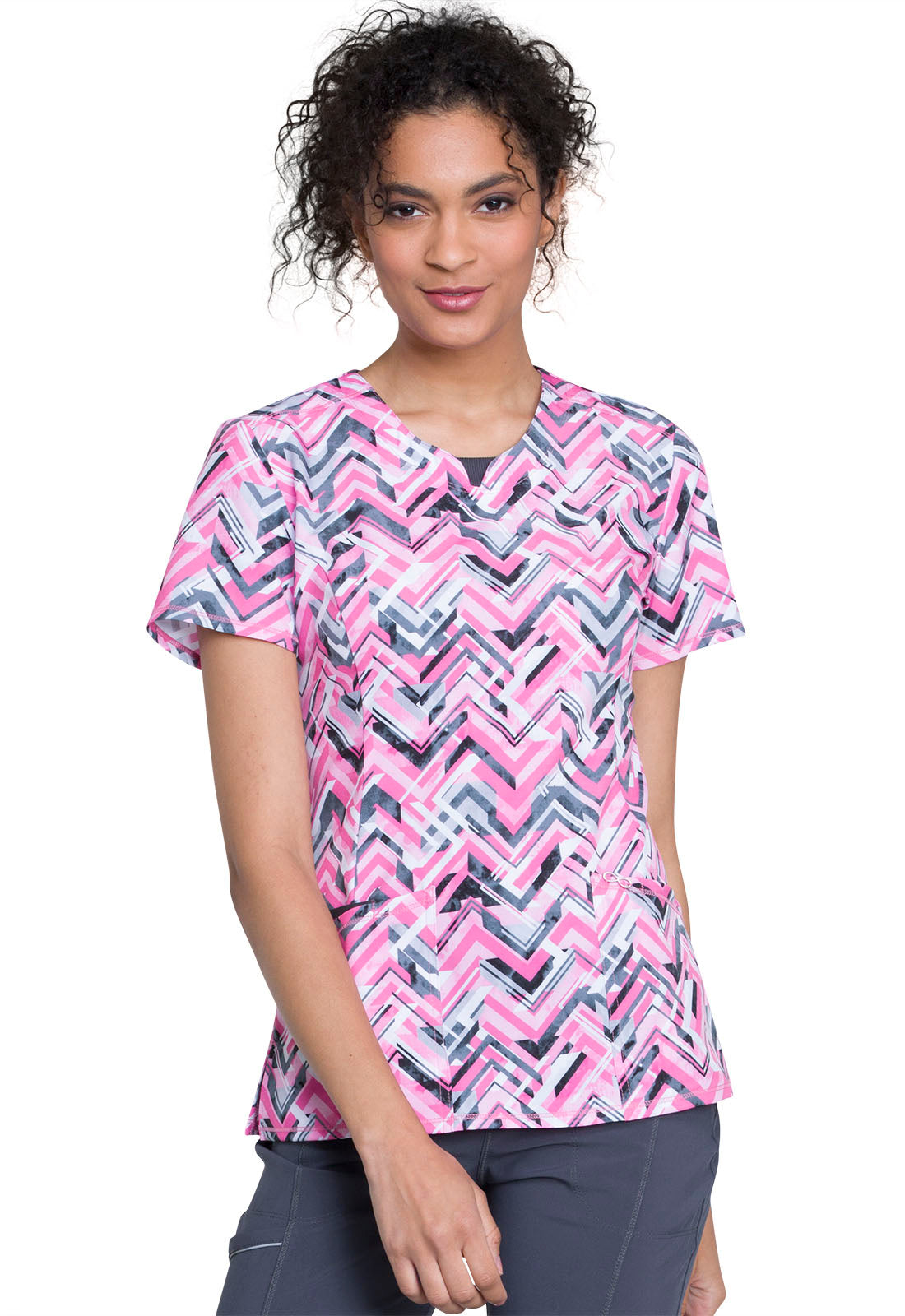 Infinity Round Neck Top in Feeling Floral #CK609