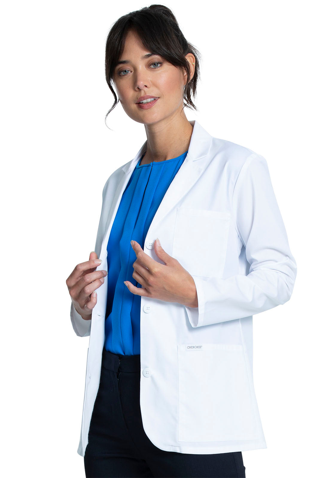 28" Consultation Coat in White | CK451