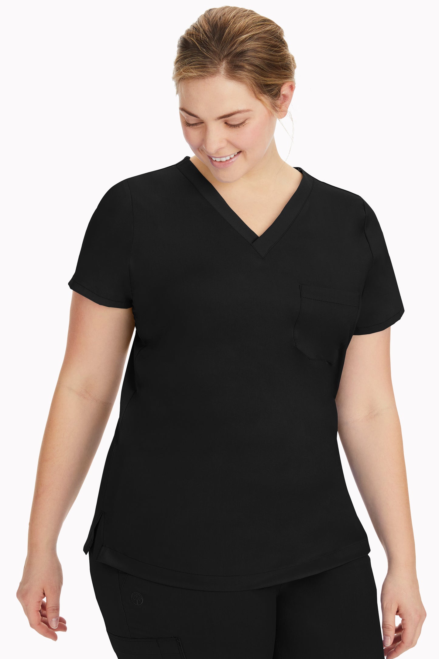 Purple Label One Pocket Jada V-Neck Top #HH2321