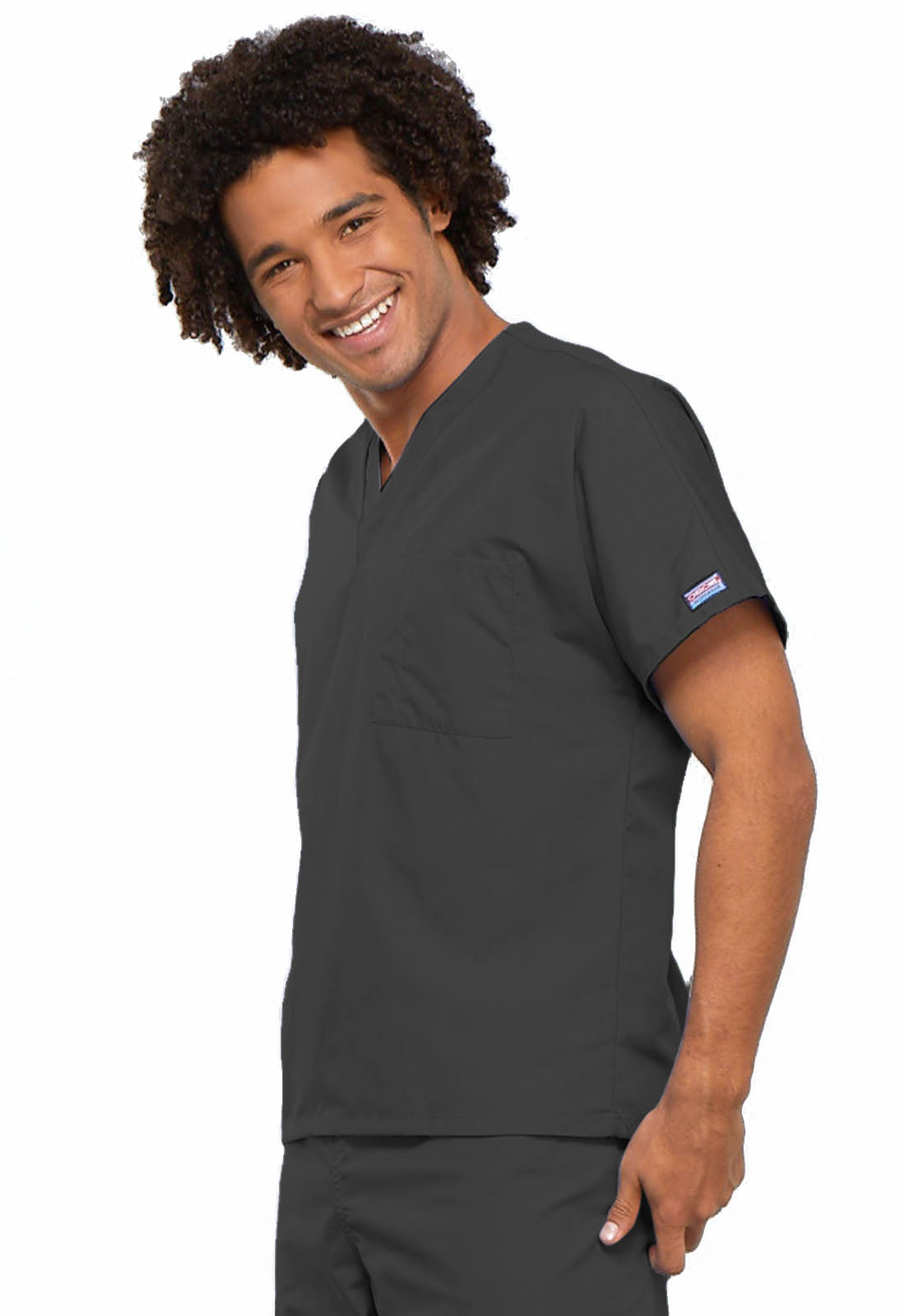 Cherokee WorkWear Unisex V-Neck Tunic Scrub Top #4777