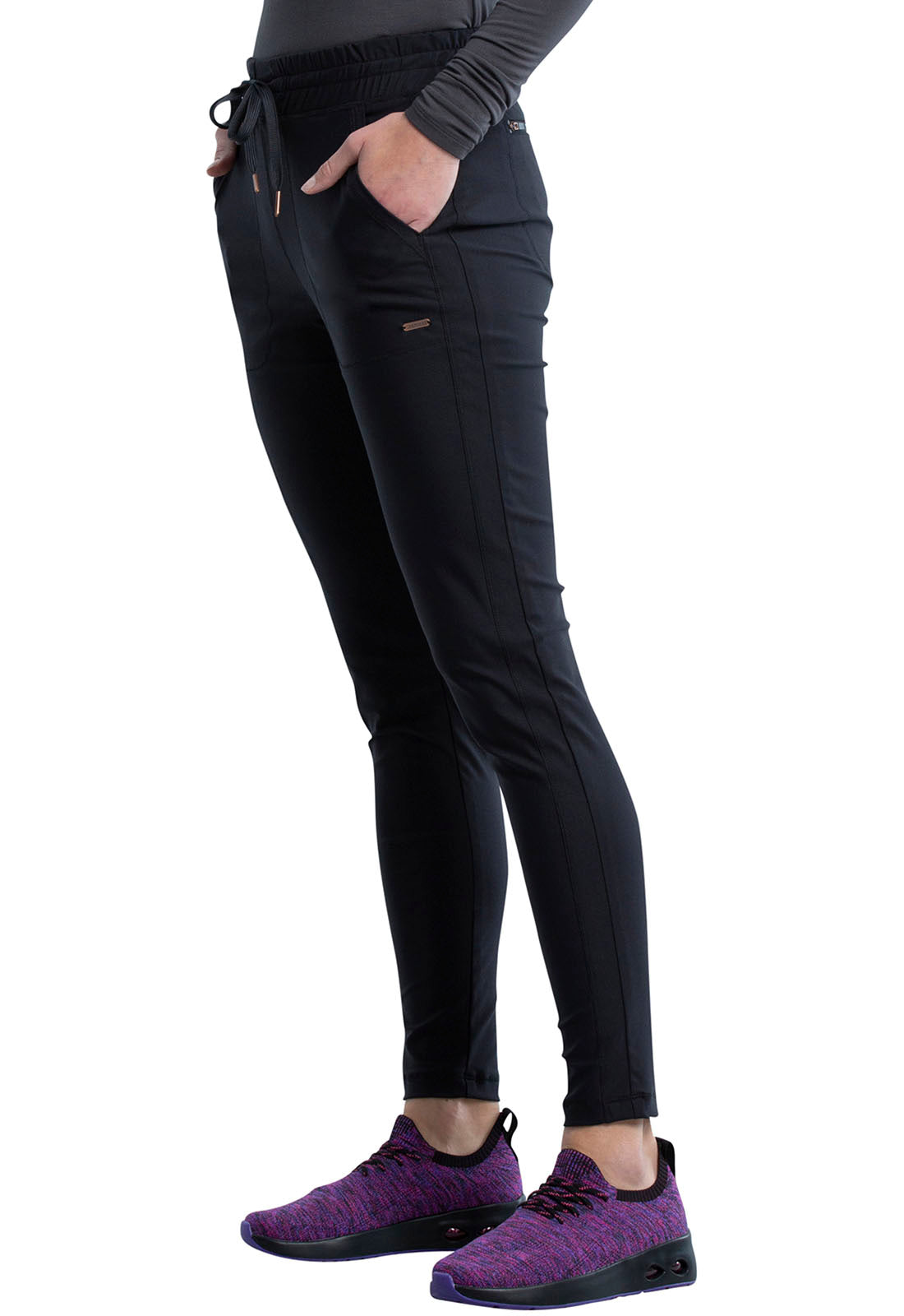 Cherokee FORM Mid Rise Tapered Leg Drawstring Pant #CK095