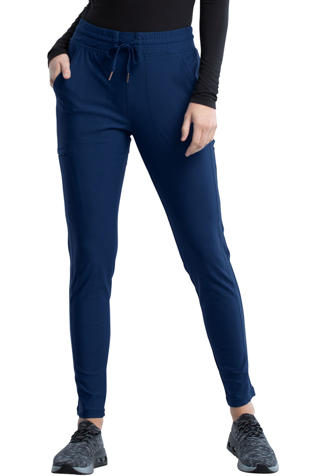 Cherokee FORM Mid Rise Tapered Leg Drawstring Pant #CK095