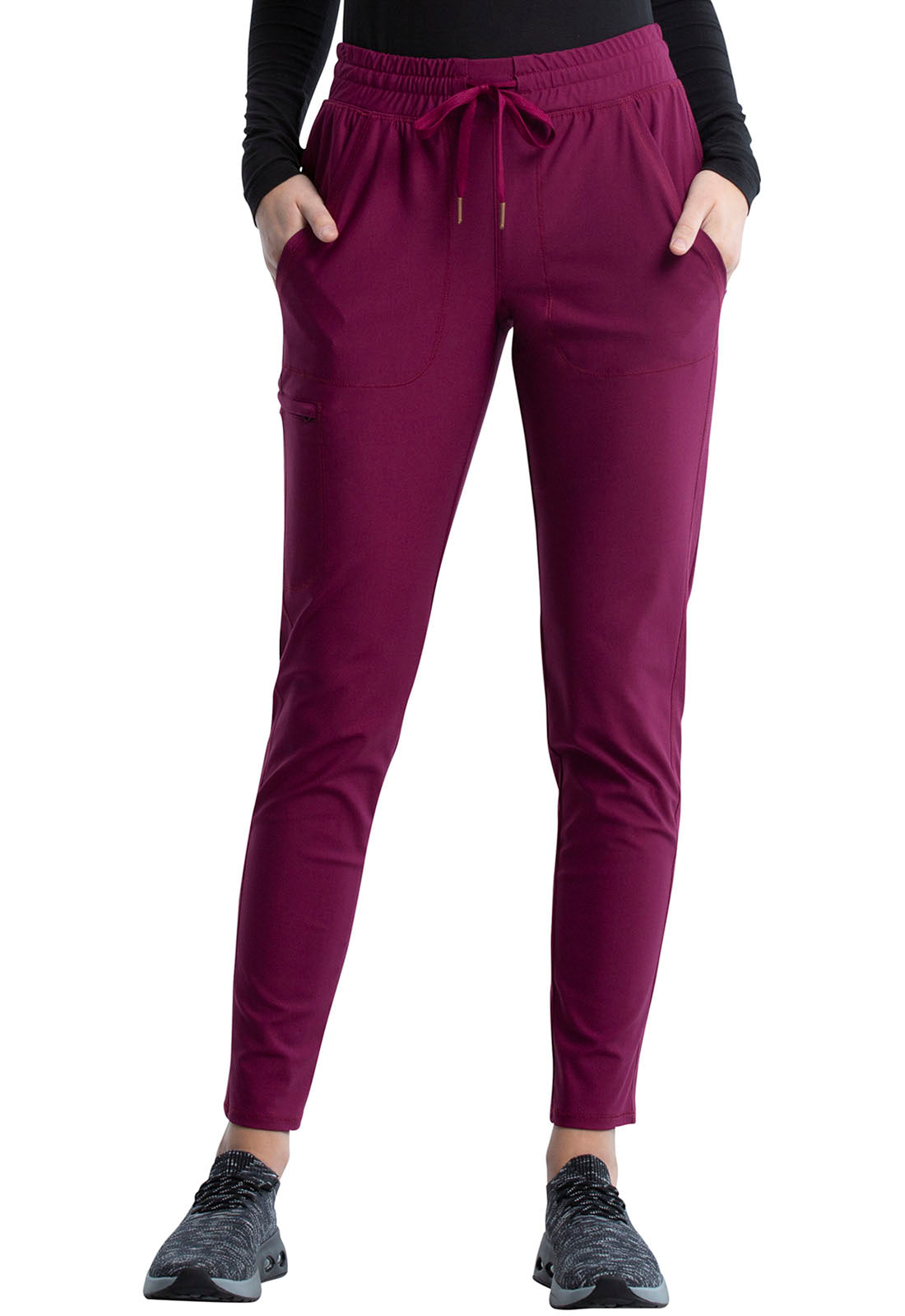 Cherokee FORM Mid Rise Tapered Leg Drawstring Pant #CK095