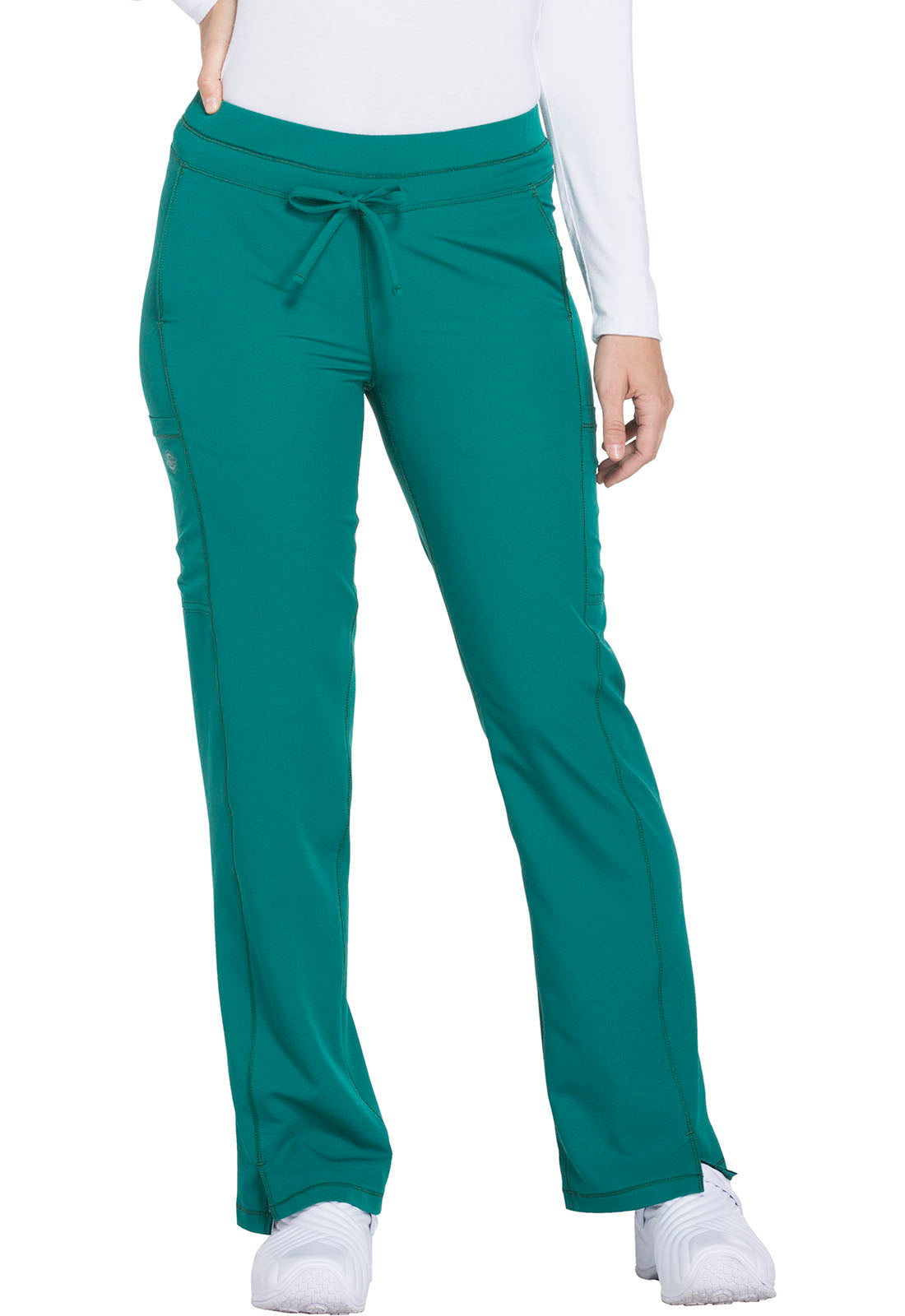 Mid Rise Straight Leg Drawstring Pant | DK130
