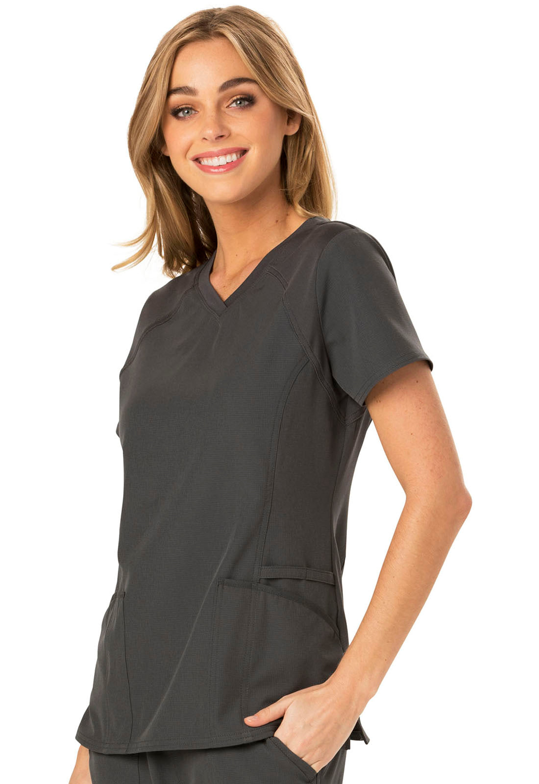 HeartSoul Break Free Ribbed V-Neck Top #HS660