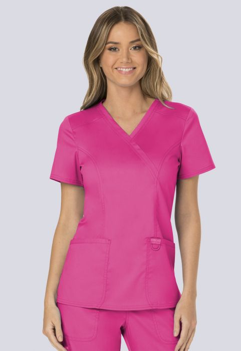 Cherokee Revolution Women's Mock Wrap Top #WW610