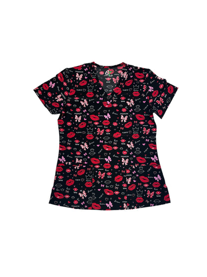 GT Performance V-Neck Print Top | PRINTS