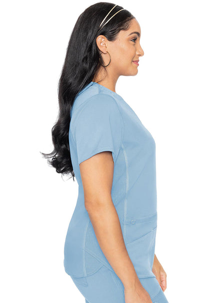 MCTouch Shirttail V-neck Top #MC7459