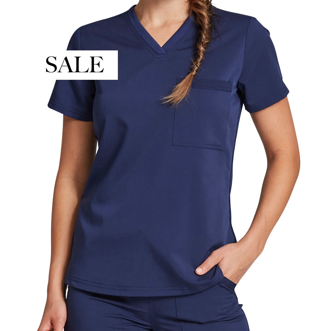 Dickies Balance Tuckable V-Neck Top #DK812