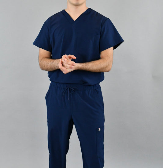 ONA KOREWEAR V-NECK TOP REX WITH THREE POCKETS FOR MEN #KWM102