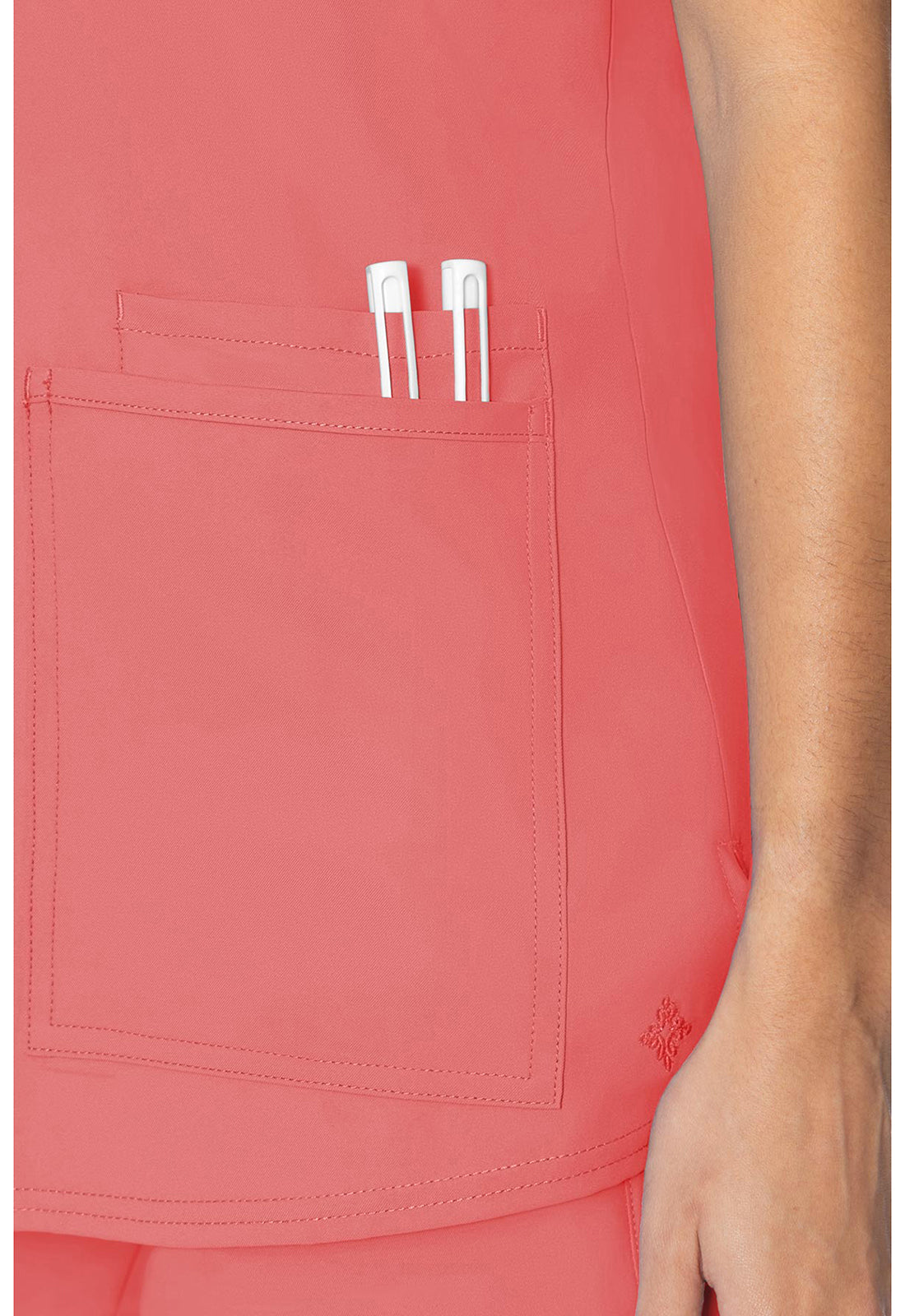 Med Couture Insight V-neck Top | MC2411