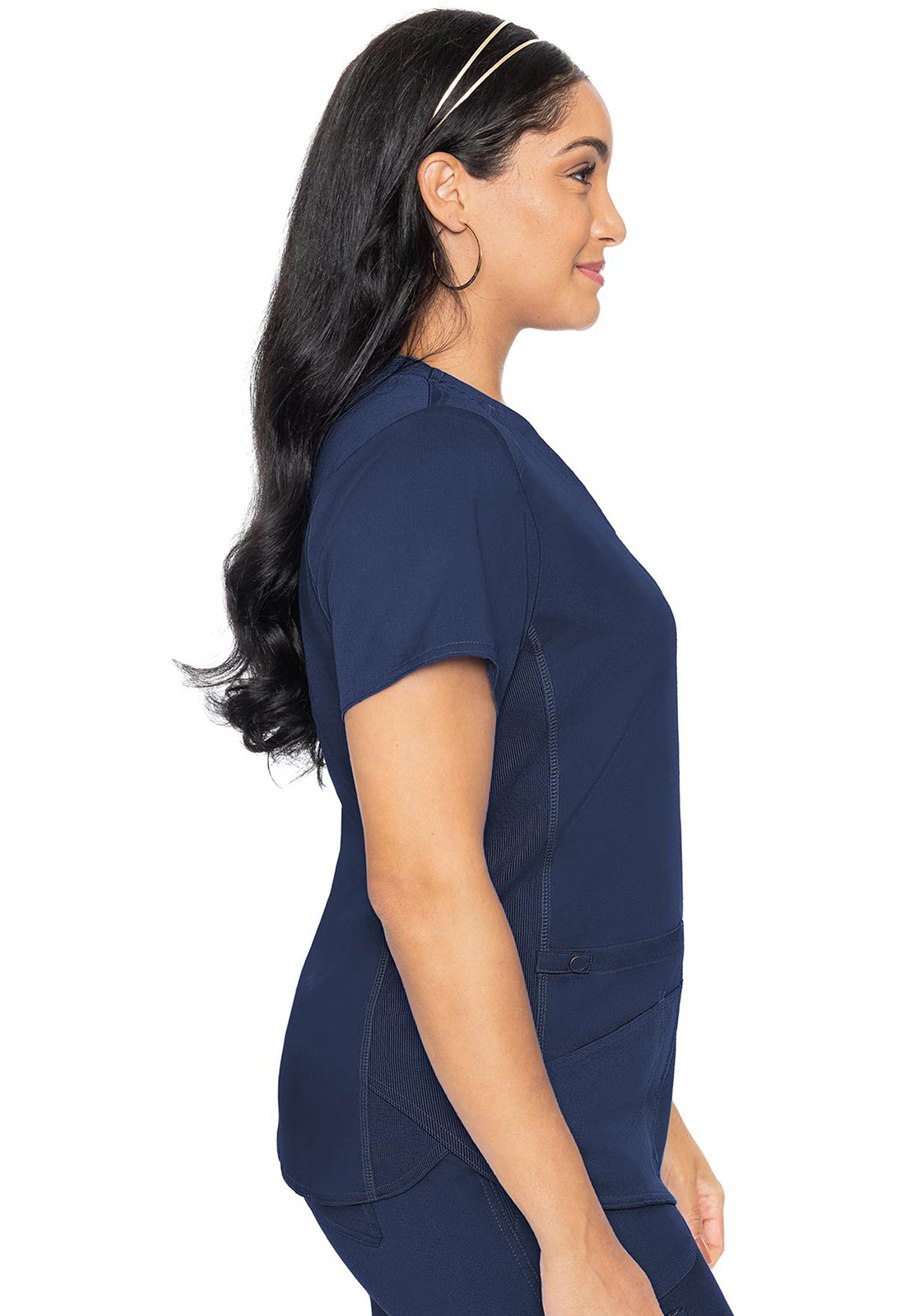MCTouch Shirttail V-neck Top #MC7459