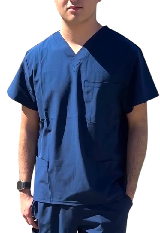 ONA KOREWEAR V-NECK TOP RAY WITH CHEST POCKET FOR MEN #KWM101