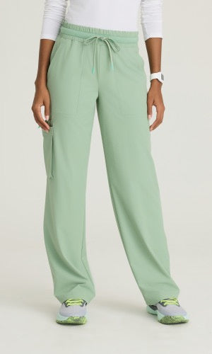 Skechers by Barco Ripstop Scout Women's 5-Pocket STRETCH Cargo Wide Leg Scrub Pants #SKP707
