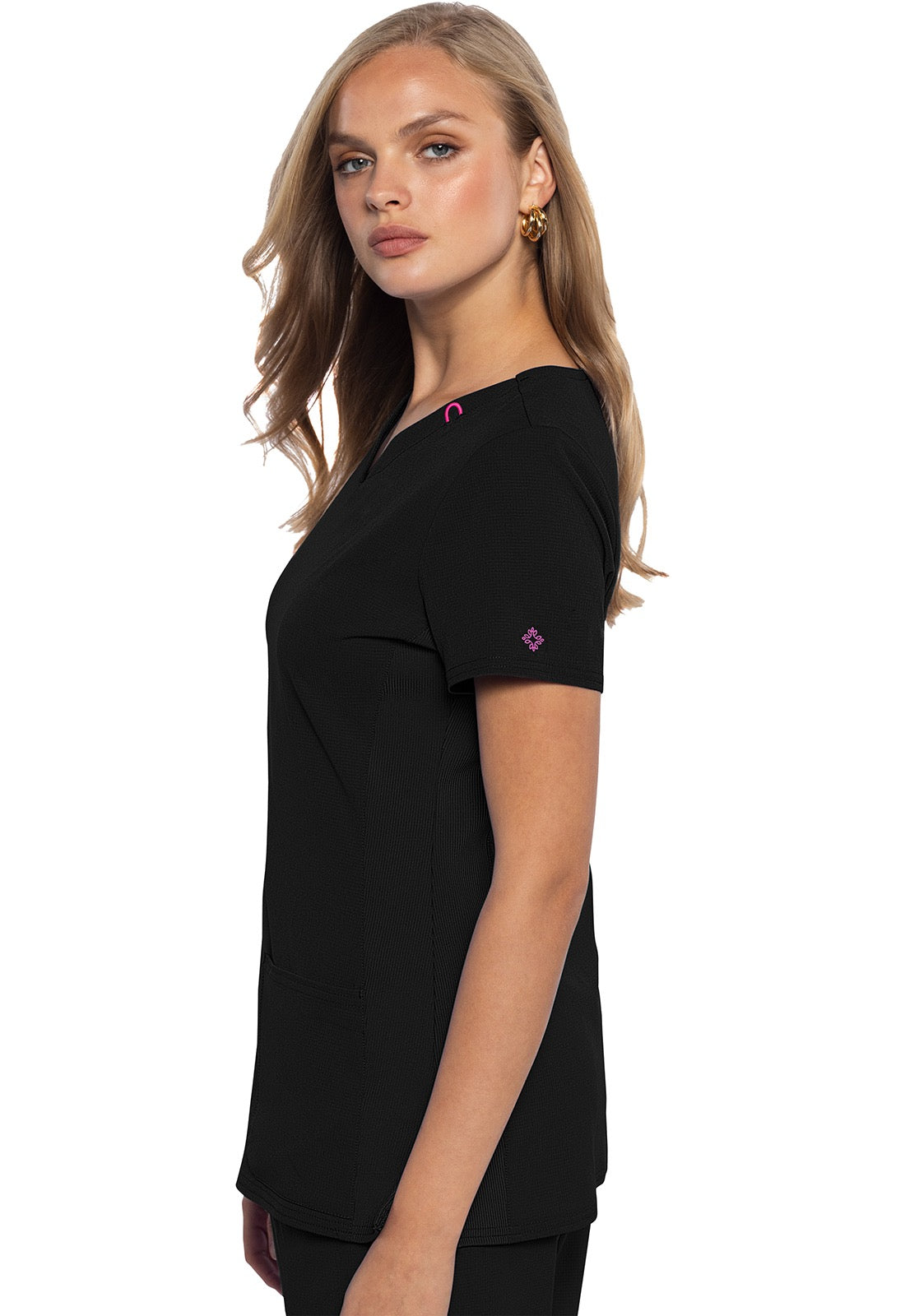 Med Couture Amp Scrubs V Neck Top #MC702