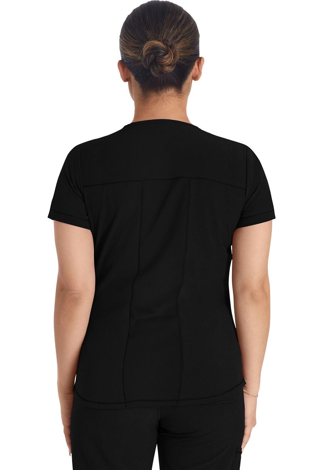 Inspira Flex Henley V-neck Top | IP849A