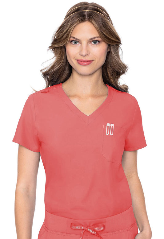 Med Couture Insight Women's 1 Pocket Top #MC2432