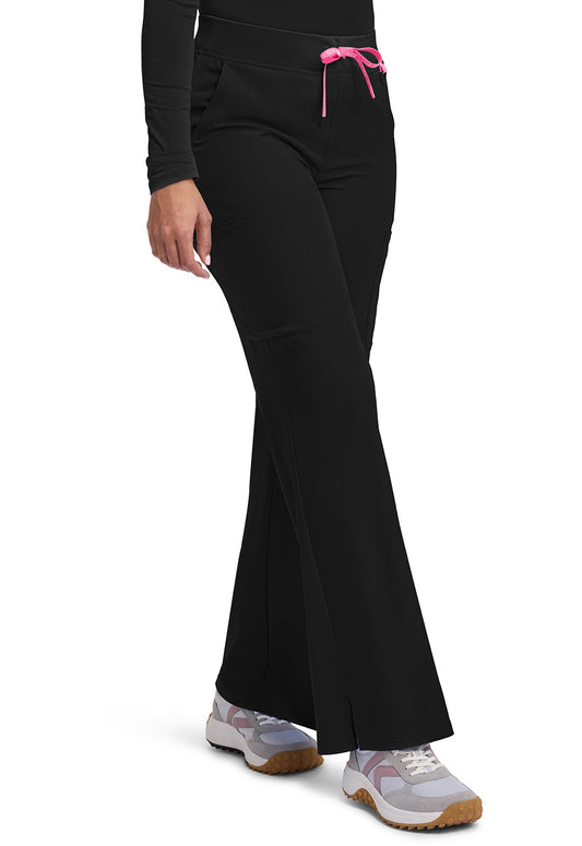 Med Couture Amp Women's 5-Pocket STRETCH High-Rise Wide Leg Cargo Scrub Pant #MC109