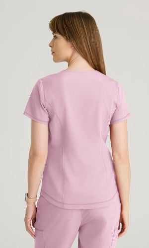GREY'S ANATOMY BY BARCO EVOLVE RHYTHM 2-POCKET CICLO SCRUB TOP #GSSP180