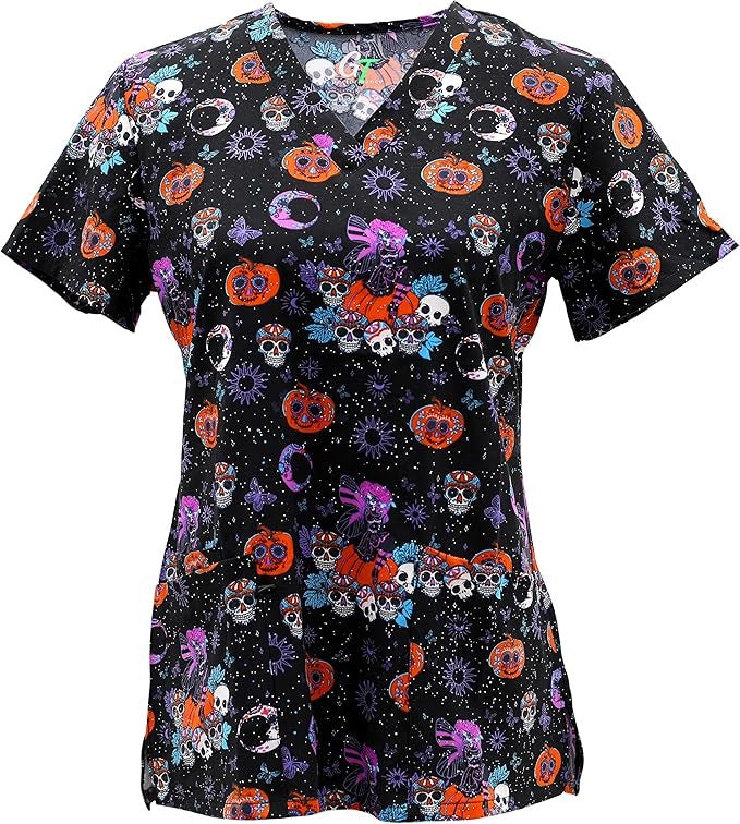GT Performance Halloween V-neck Top | GT HALLOW