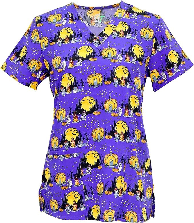 GT Performance Halloween V-neck Top | GT HALLOW