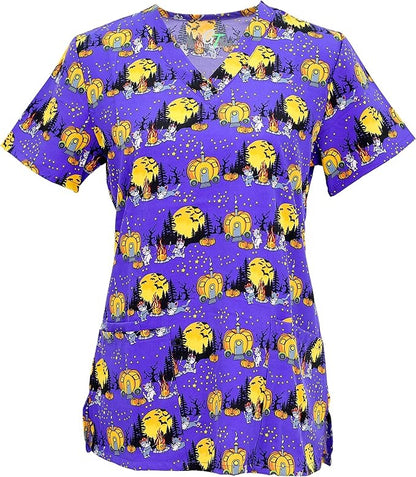 GT Performance Halloween V-neck Top | GT HALLOW