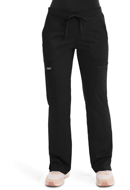 Cherokee WW Revolution Mid Rise Moderate Flare Drawstring Pant #WW120T