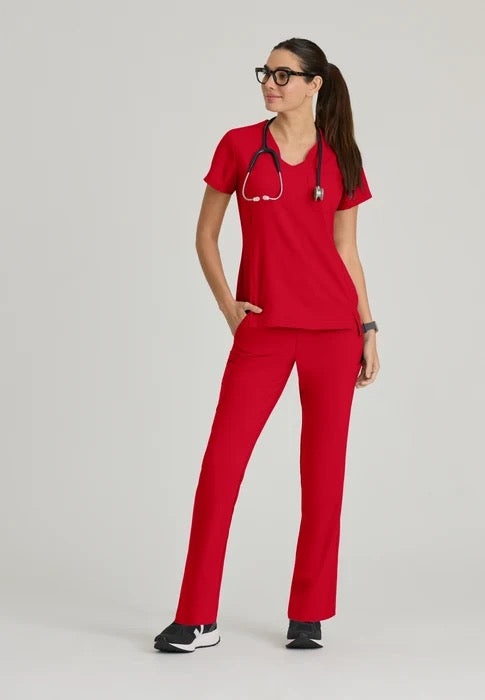 SWAY 1-POCKET BANDED V-NECK CICLO SCRUB TOP | #GSST181