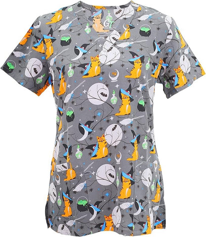 GT Performance Halloween V-neck Top | GT HALLOW