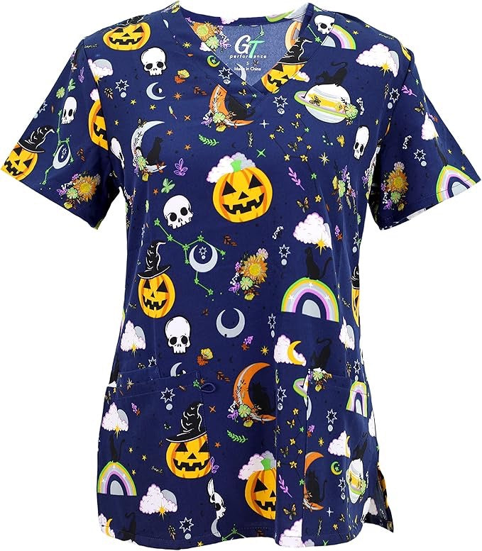 GT Performance Halloween V-neck Top | GT HALLOW