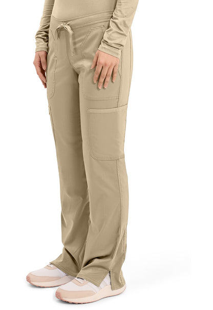 Petite Revolution Mid Rise Moderate Flare Drawstring Pant #WW120P