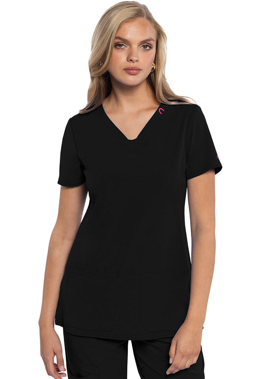 Med Couture Amp Scrubs V Neck Top #MC702