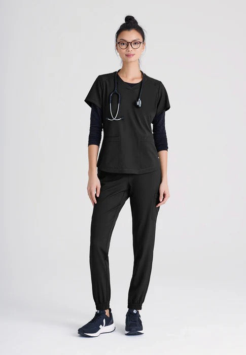 Grey's Anatomy Terra Women's 6-Pocket Cargo Jogger Scrub Pants #GSSP625