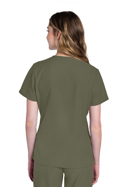Cherokee Workwear Originals Ultra Women's 2-Pocket V Neck Scrub Top #CK953