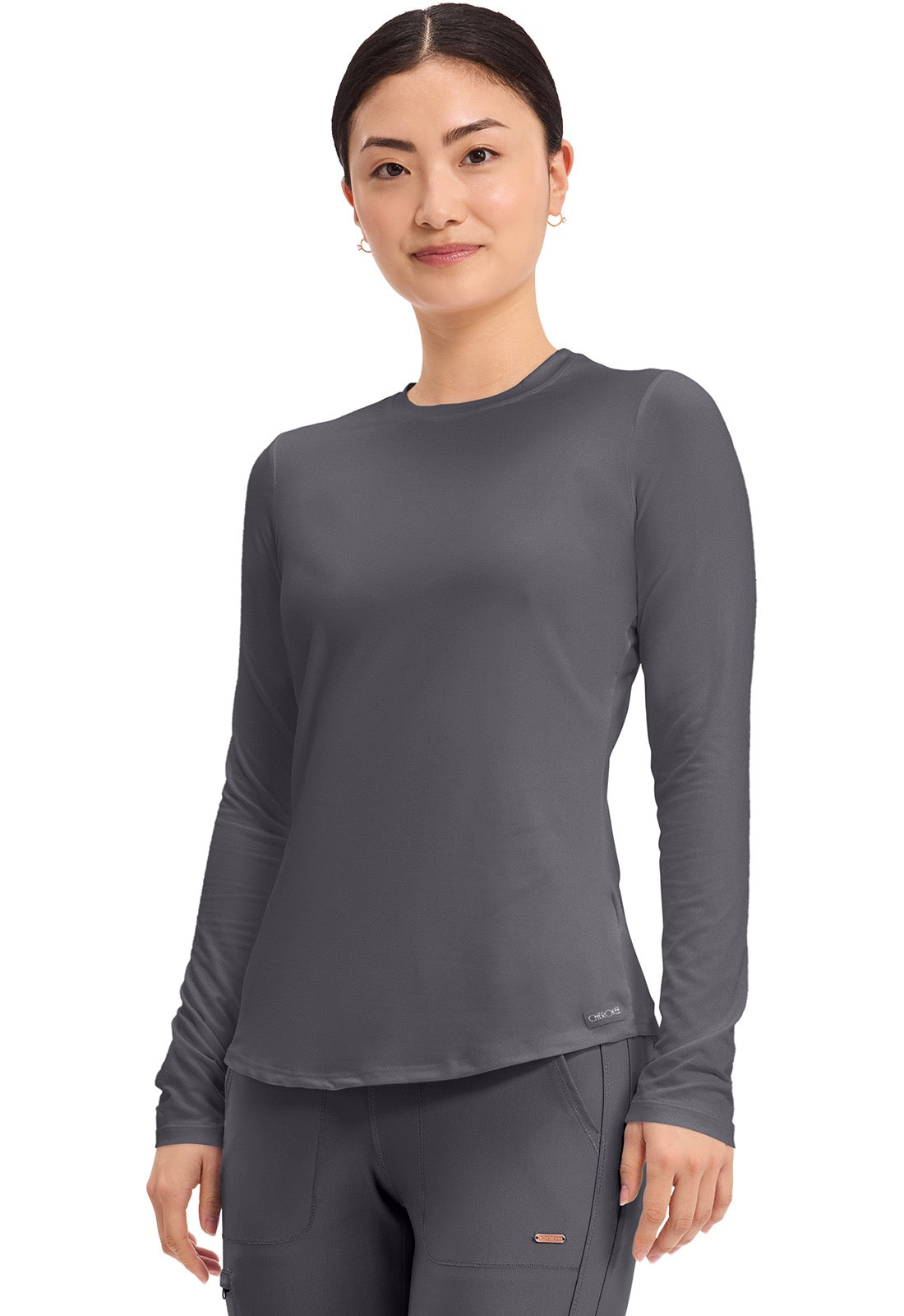 Cherokee Basics Long Sleeve Underscrub-Tee #CK773