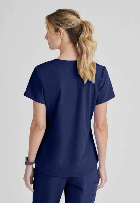 Skechers Women's Modern Fit V-Neck Scrub Top #SK101