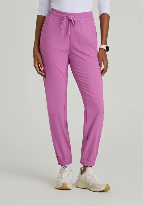 Grey's Anatomy Terra Women's 6-Pocket Cargo Jogger Scrub Pants #GSSP625