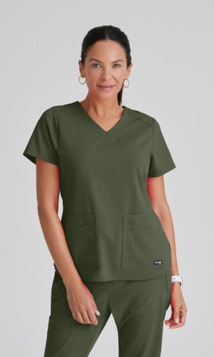 Barco Grey's Anatomy Spandex Stretch Emma Top #GRST011