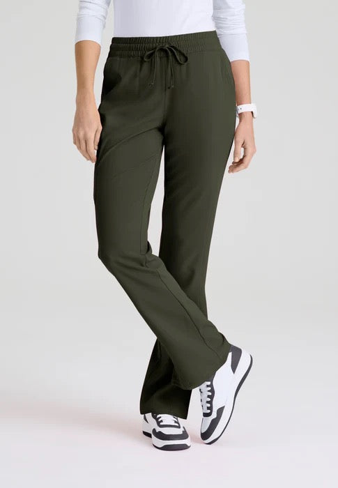 Skechers by Barco Women's 6-Pocket STRETCH Tapered Leg Cargo Scrub Pants #SKP623