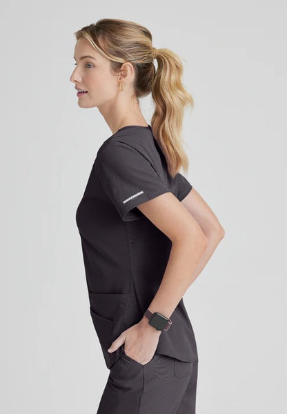 Skechers Women's Modern Fit V-Neck Scrub Top #SK101